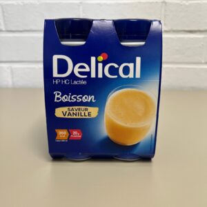 DELICAL BOISSON LACTEE S/SUCRE VANILLE 4X200ML