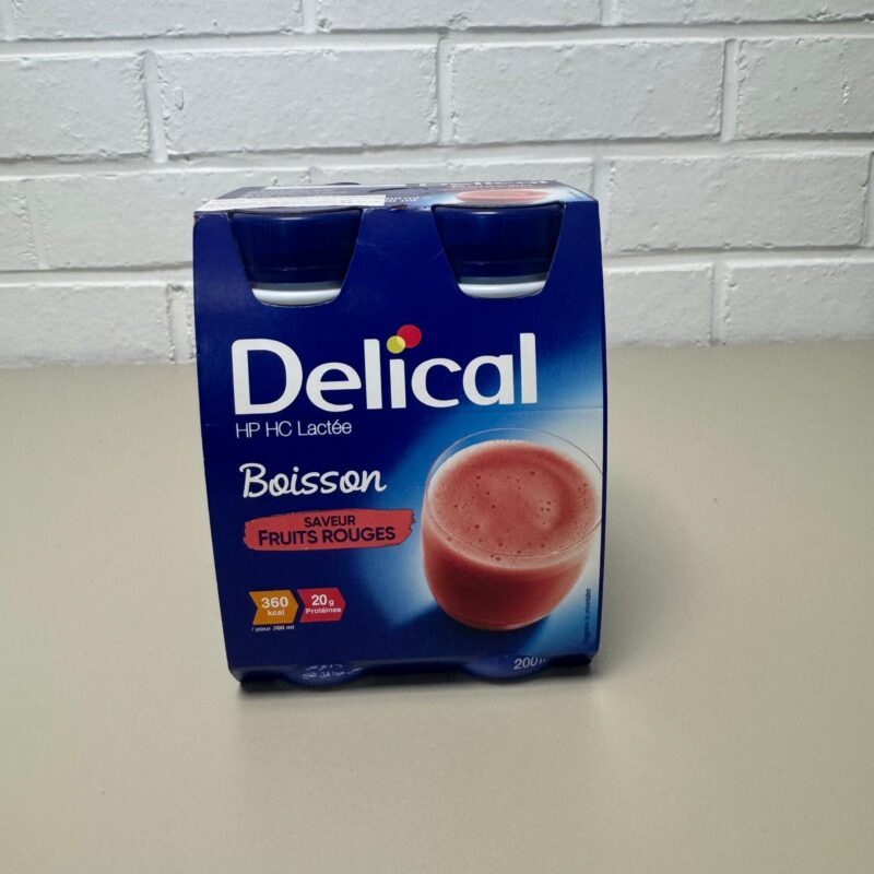 DELICAL HPHC 360 FRUITS ROUGES 4X200ML DELICAL HPHC 360 FRUITS ROUGES 4X200ML