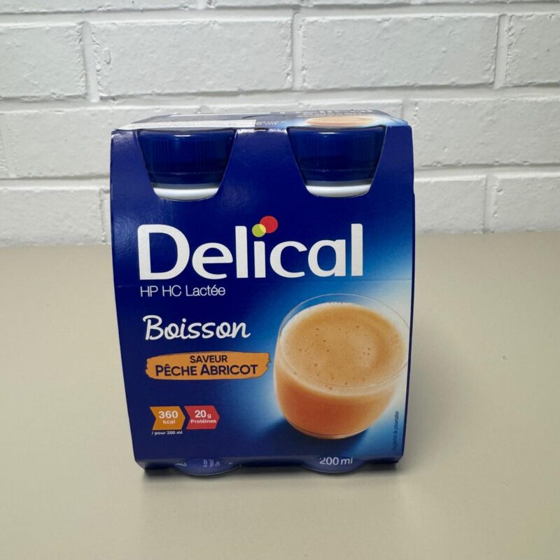 DELICAL HPHC 360 PECHE-ABRICOT 4X200ML DELICAL HPHC 360 PECHE-ABRICOT 4X200ML
