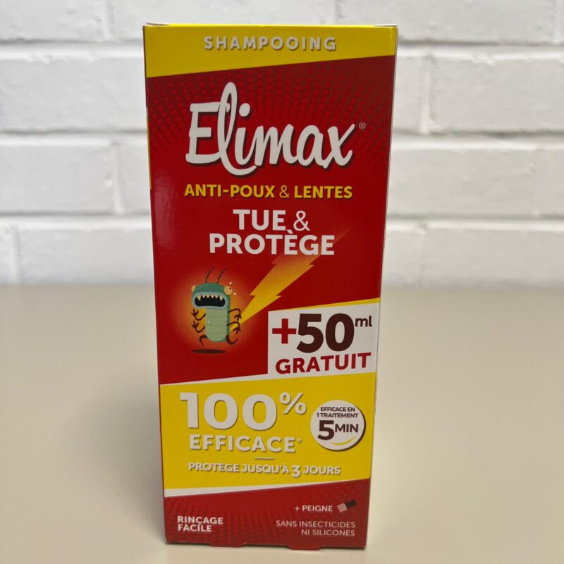 ELIMAX SHAMPOO A/POUX FL 250ML Photo présentant : ELIMAX SHAMPOO A/POUX FL 250ML