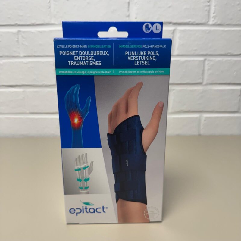 EPITACT ATTELLE POIGNET MAIN IMMOBILIS. GAUCHE L Photo présentant : EPITACT ATTELLE POIGNET MAIN IMMOBILIS. GAUCHE L