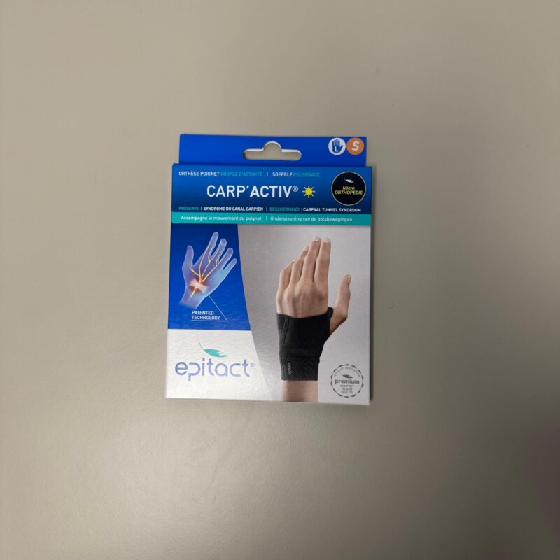 EPITACT CARP'ACTIV ATTELLE POIGNET DROITE S Photo présentant : EPITACT CARP'ACTIV ATTELLE POIGNET DROITE S