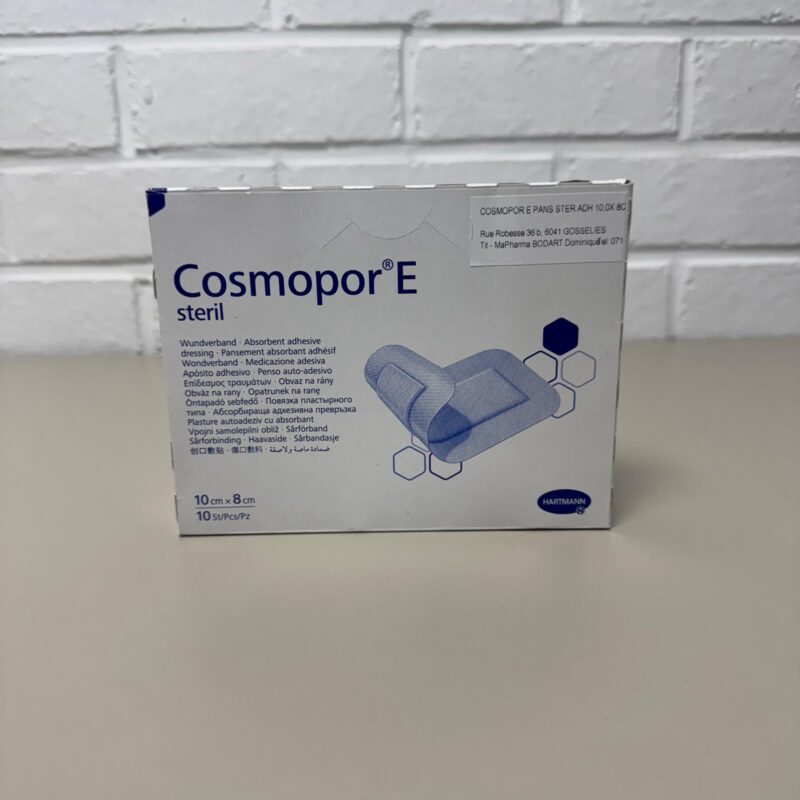 COSMOPOR E PANS STER ADH 10,0X 8CM 10 9008935 Photo présentant : COSMOPOR E PANS STER ADH 10,0X 8CM 10 9008935