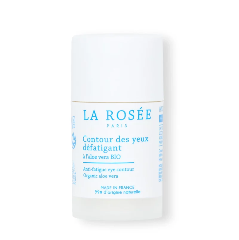 3770000717211 Contour yeux défatigant en stick LA ROSEE 15ml en blanc et bleu clair